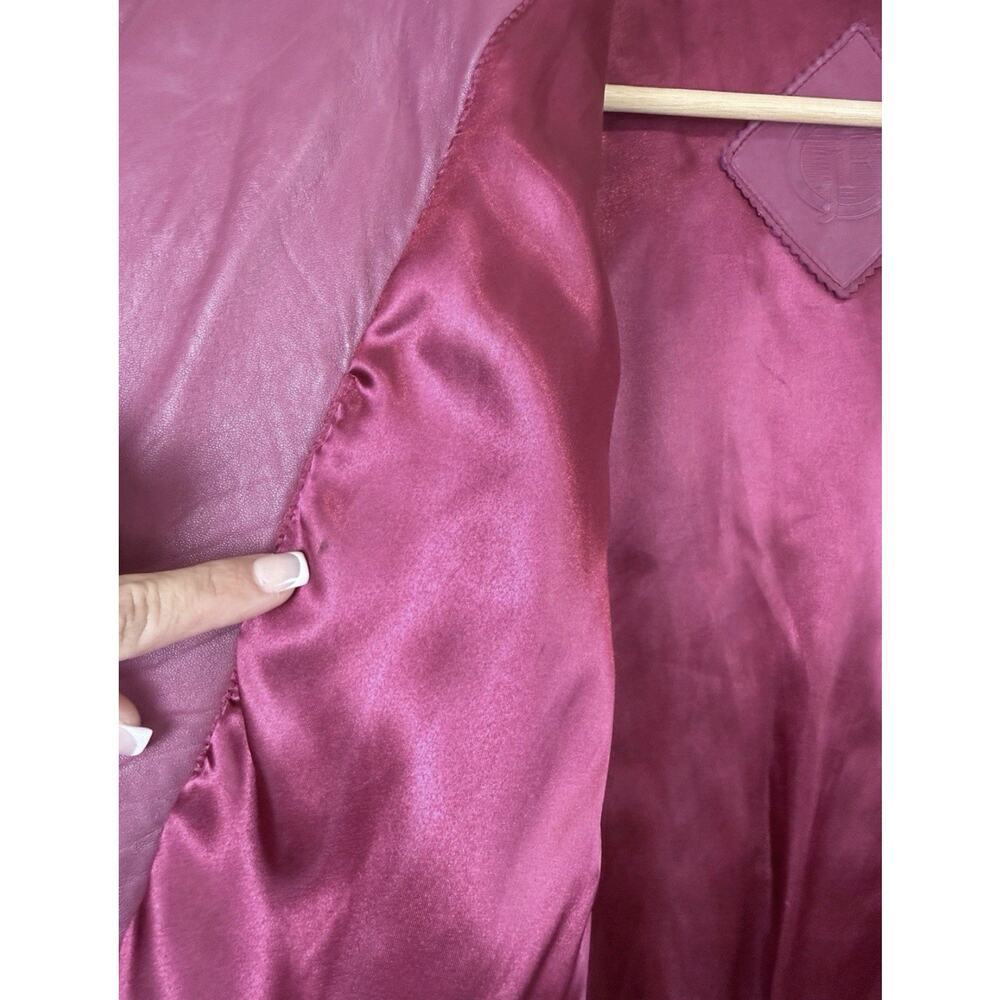 Jacqueline Ferrar Mauve Leather Jacket - Picture 12 of 17